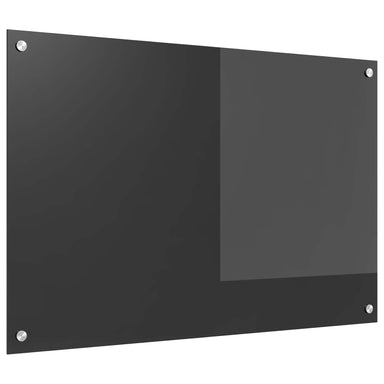 Keukenachterwand Donkergrijs 90 x 60 cm gehard glas