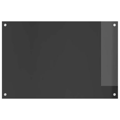 Keukenachterwand Donkergrijs 90 x 60 cm gehard glas