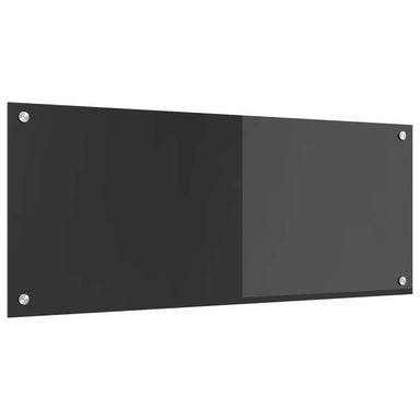 Keukenachterwand Donkergrijs 100 x 40 cm gehard glas
