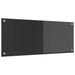 Keukenachterwand Donkergrijs 100 x 40 cm gehard glas