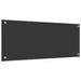 Keukenachterwand Donkergrijs 100 x 40 cm gehard glas