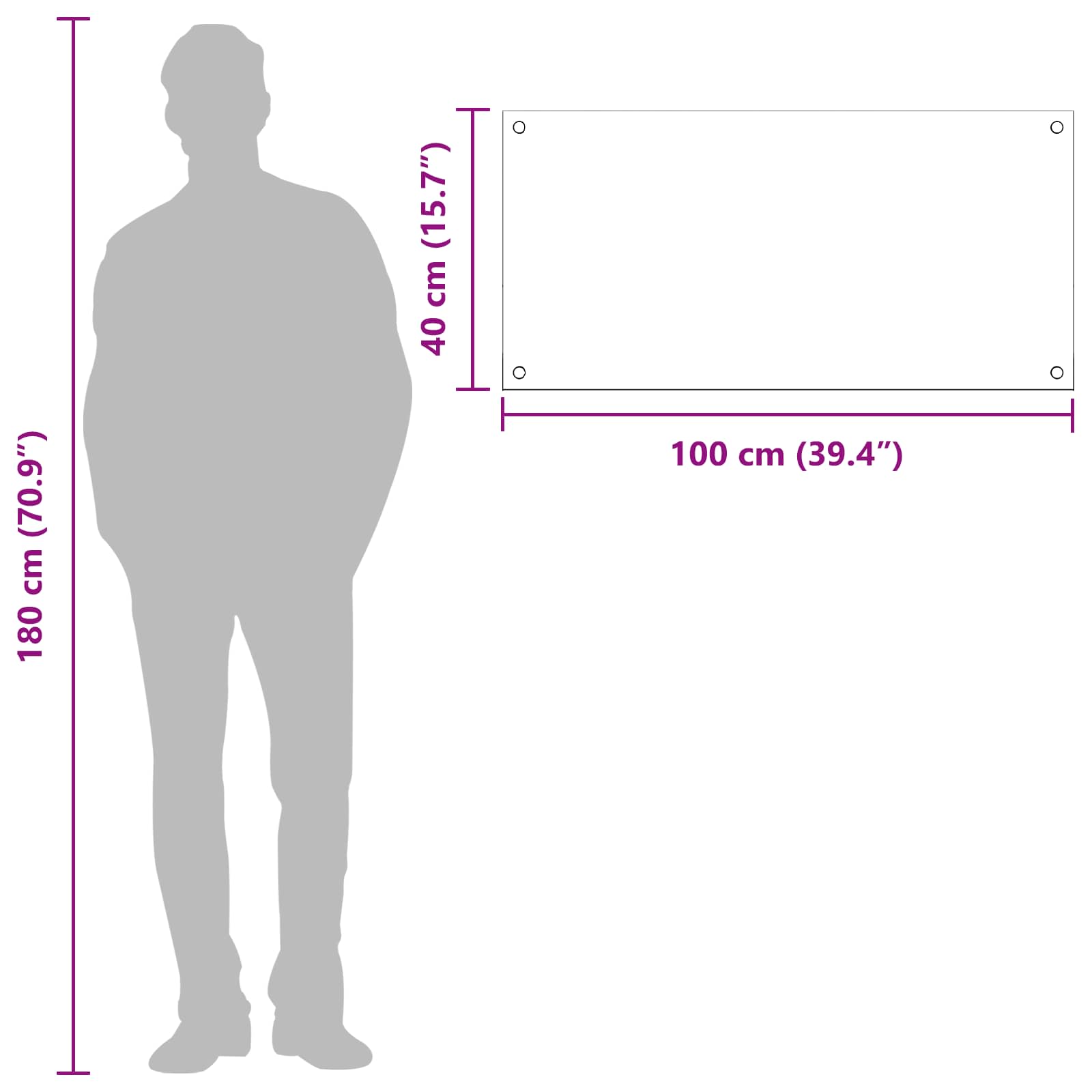 Keukenachterwand Donkergrijs 100 x 40 cm gehard glas