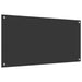 Keukenachterwand Donkergrijs 100 x 50 cm gehard glas