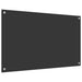 Keukenachterwand Donkergrijs 100 x 60 cm gehard glas