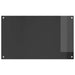 Keukenachterwand Donkergrijs 100 x 60 cm gehard glas