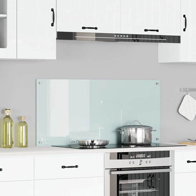 Keukenachterwand Wit 110 x 50 cm gehard glas
