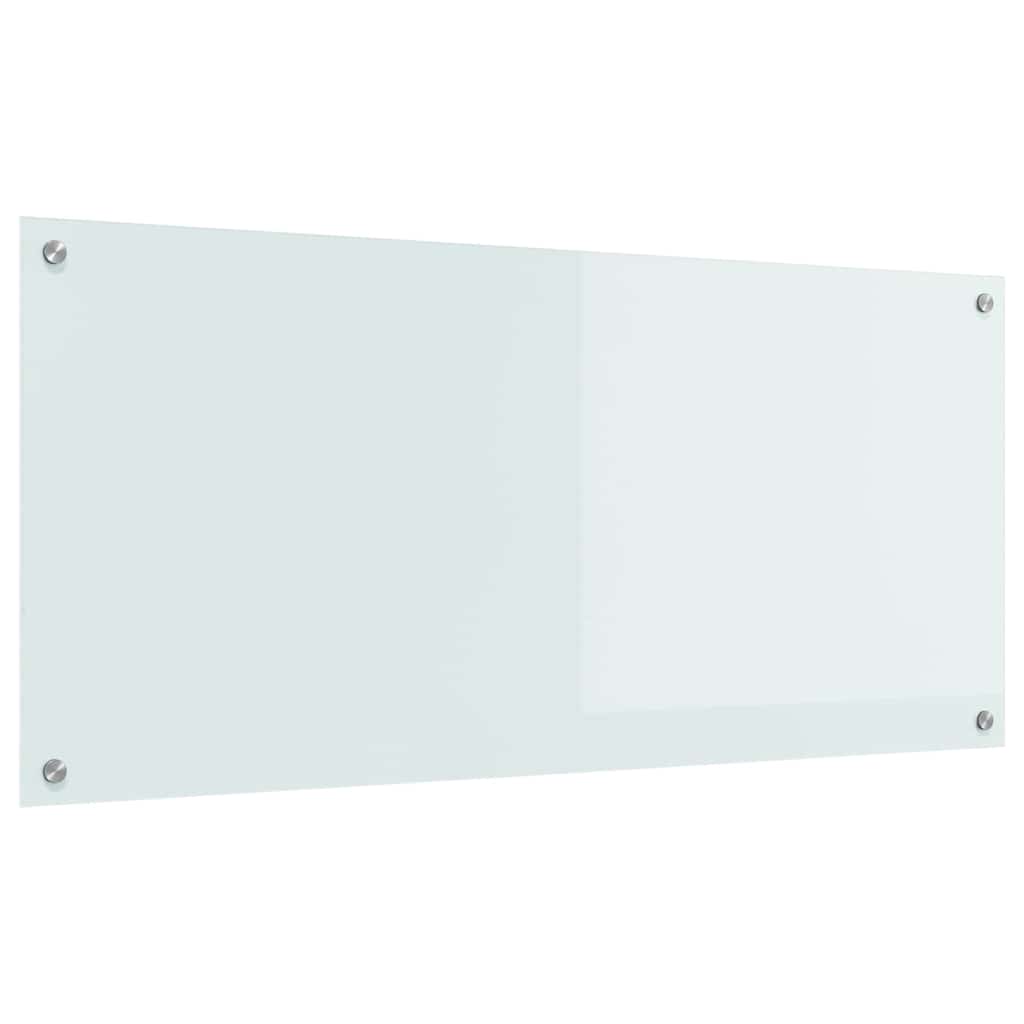 Keukenachterwand Wit 110 x 50 cm gehard glas