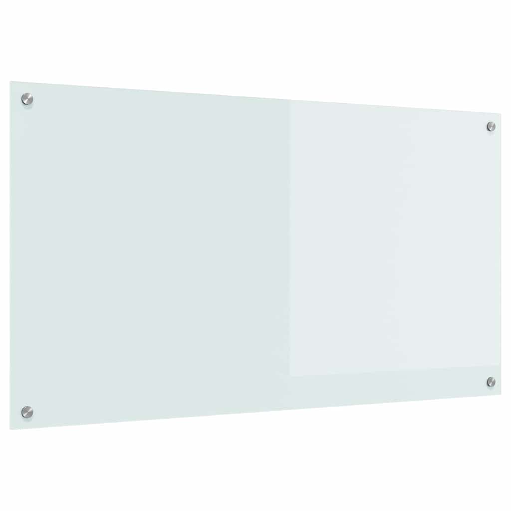 Keukenachterwand Wit 110 x 60 cm gehard glas