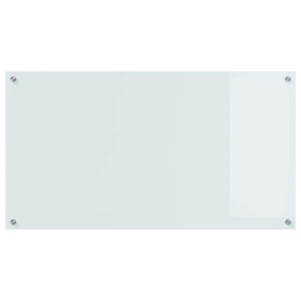 Keukenachterwand Wit 110 x 60 cm gehard glas