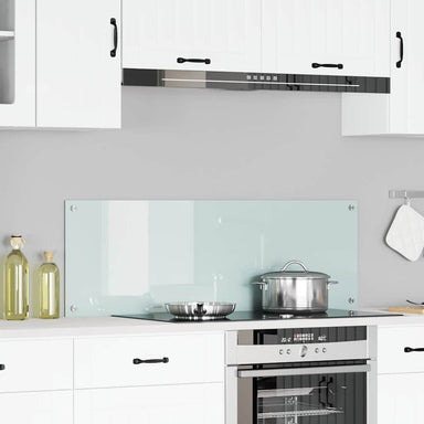 Keukenachterwand Wit 120 x 40 cm gehard glas