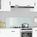 Keukenachterwand Wit 120 x 40 cm gehard glas