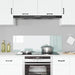 Keukenachterwand Wit 120 x 40 cm gehard glas