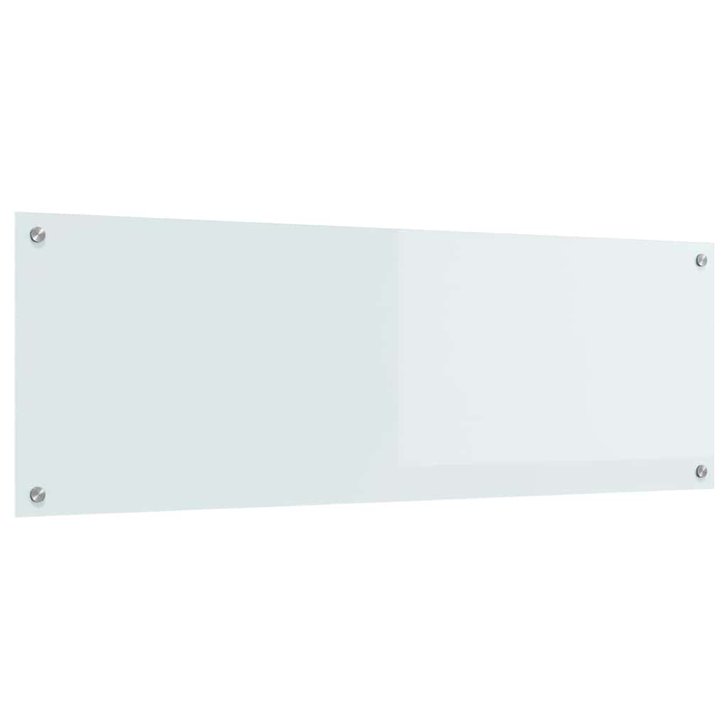Keukenachterwand Wit 120 x 40 cm gehard glas