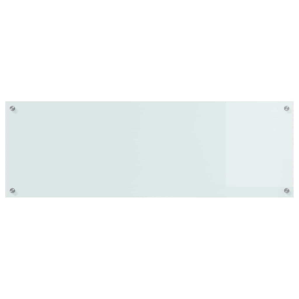 Keukenachterwand Wit 120 x 40 cm gehard glas
