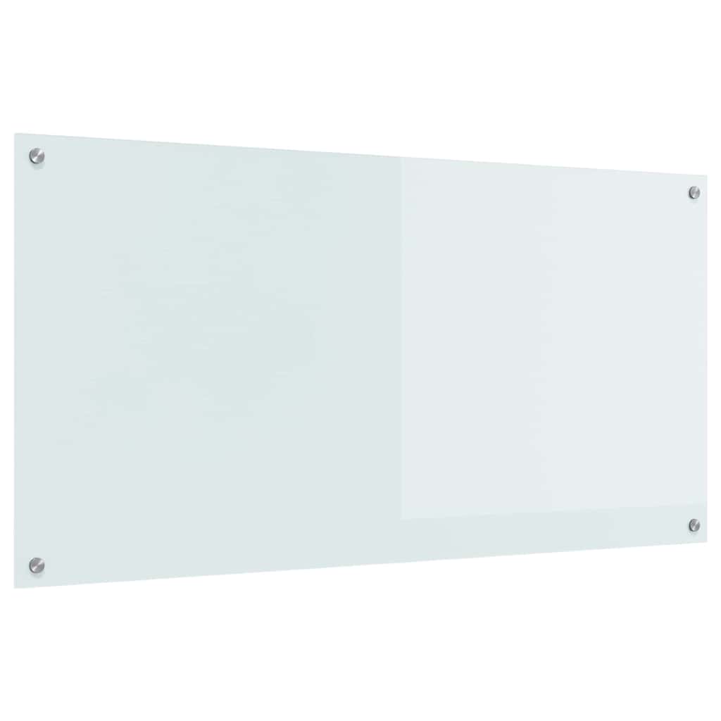 Keukenachterwand Wit 120 x 60 cm gehard glas