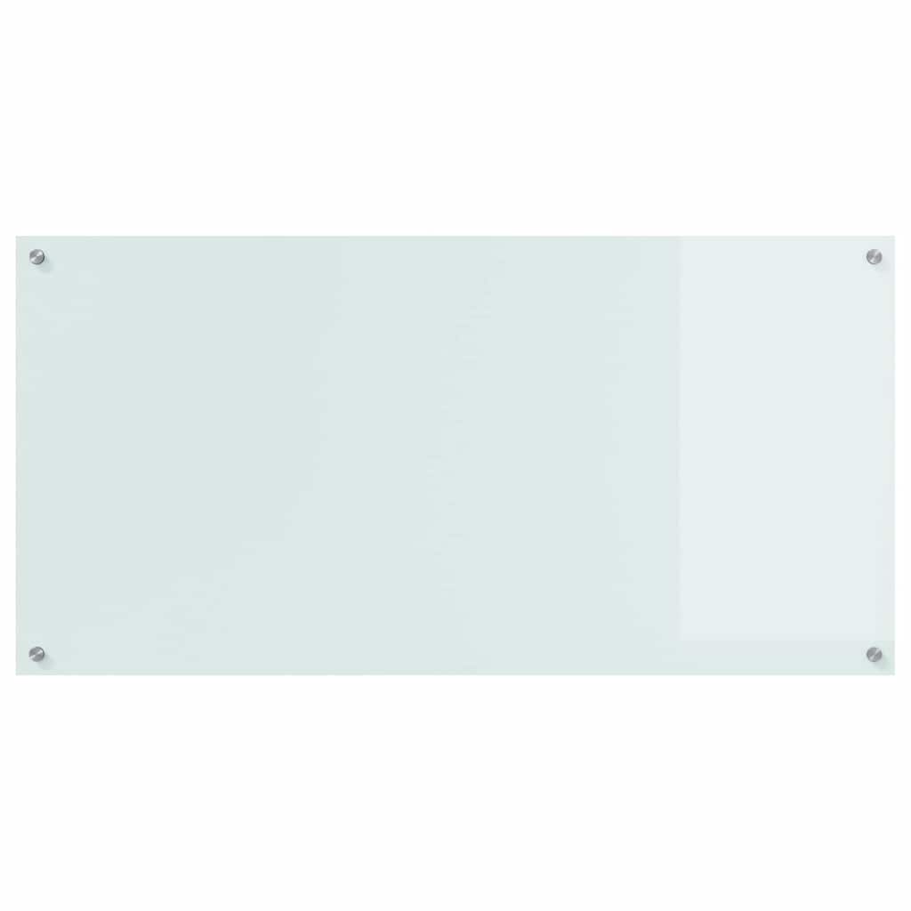 Keukenachterwand Wit 120 x 60 cm gehard glas