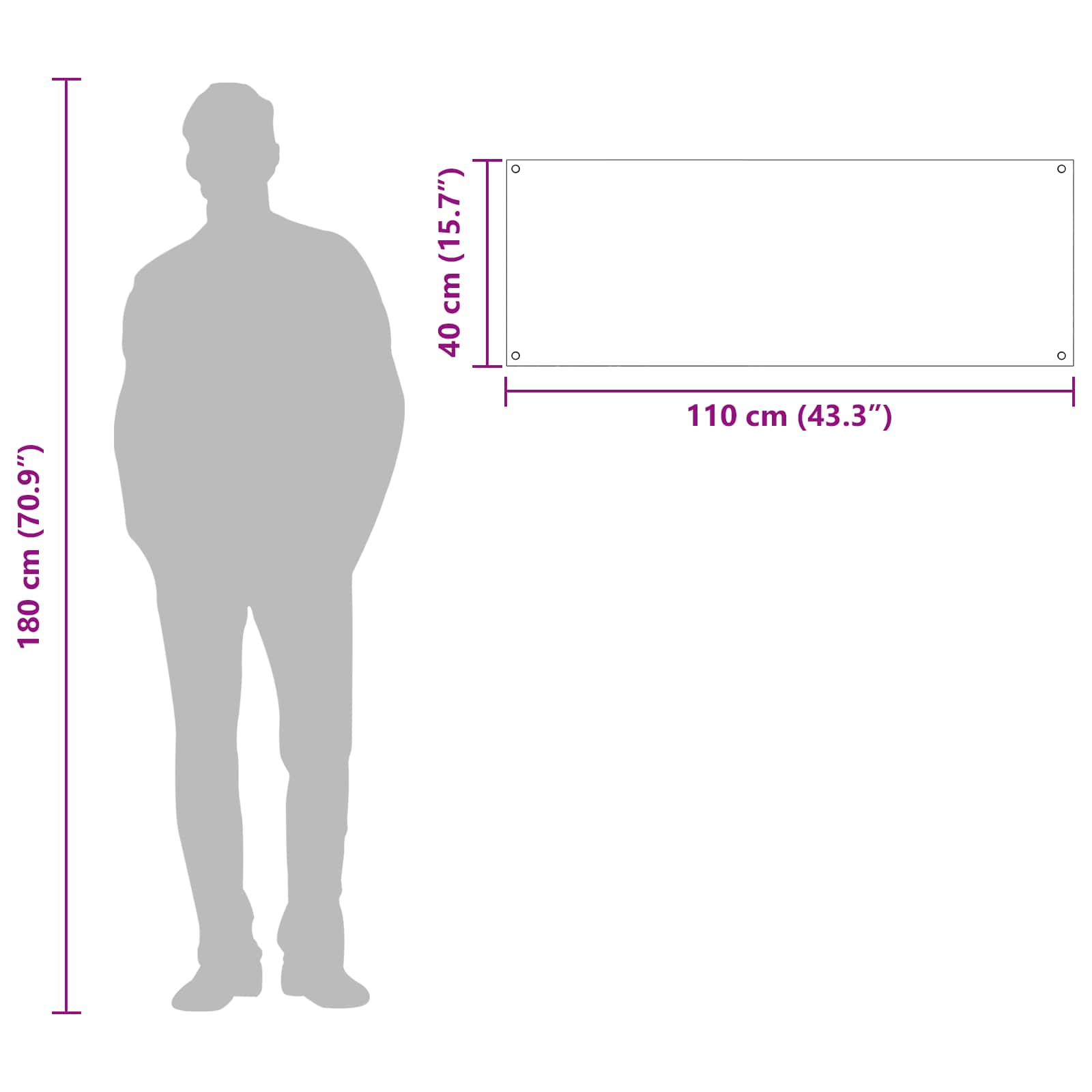 Keukenachterwand Doorzichtig 110 x 40 cm gehard glas