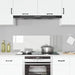 Keukenachterwand Doorzichtig 120 x 40 cm gehard glas