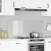 Keukenachterwand Doorzichtig 120 x 50 cm gehard glas