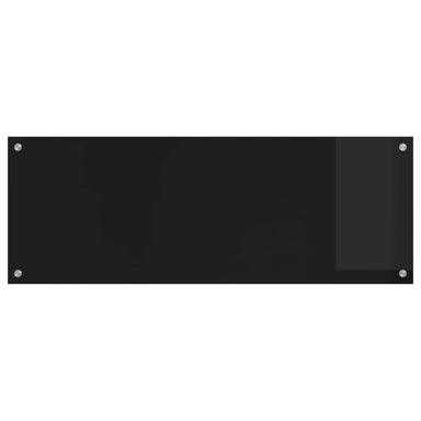 Keukenachterwand Zwart 110 x 40 cm gehard glas