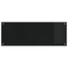 Keukenachterwand Zwart 110 x 40 cm gehard glas