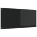 Keukenachterwand Zwart 110 x 50 cm gehard glas
