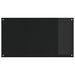 Keukenachterwand Zwart 110 x 60 cm gehard glas