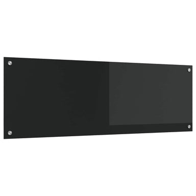Keukenachterwand Zwart 120 x 40 cm gehard glas