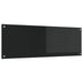 Keukenachterwand Zwart 120 x 40 cm gehard glas