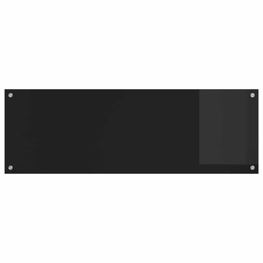 Keukenachterwand Zwart 120 x 40 cm gehard glas