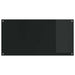 Keukenachterwand Zwart 120 x 60 cm gehard glas