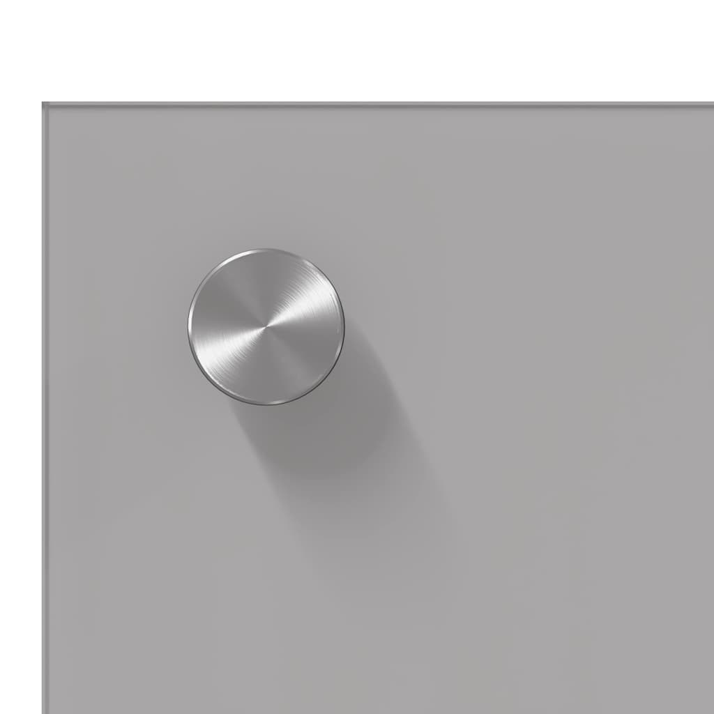 Keukenachterwand Lichtgrijs 110 x 50 cm gehard glas