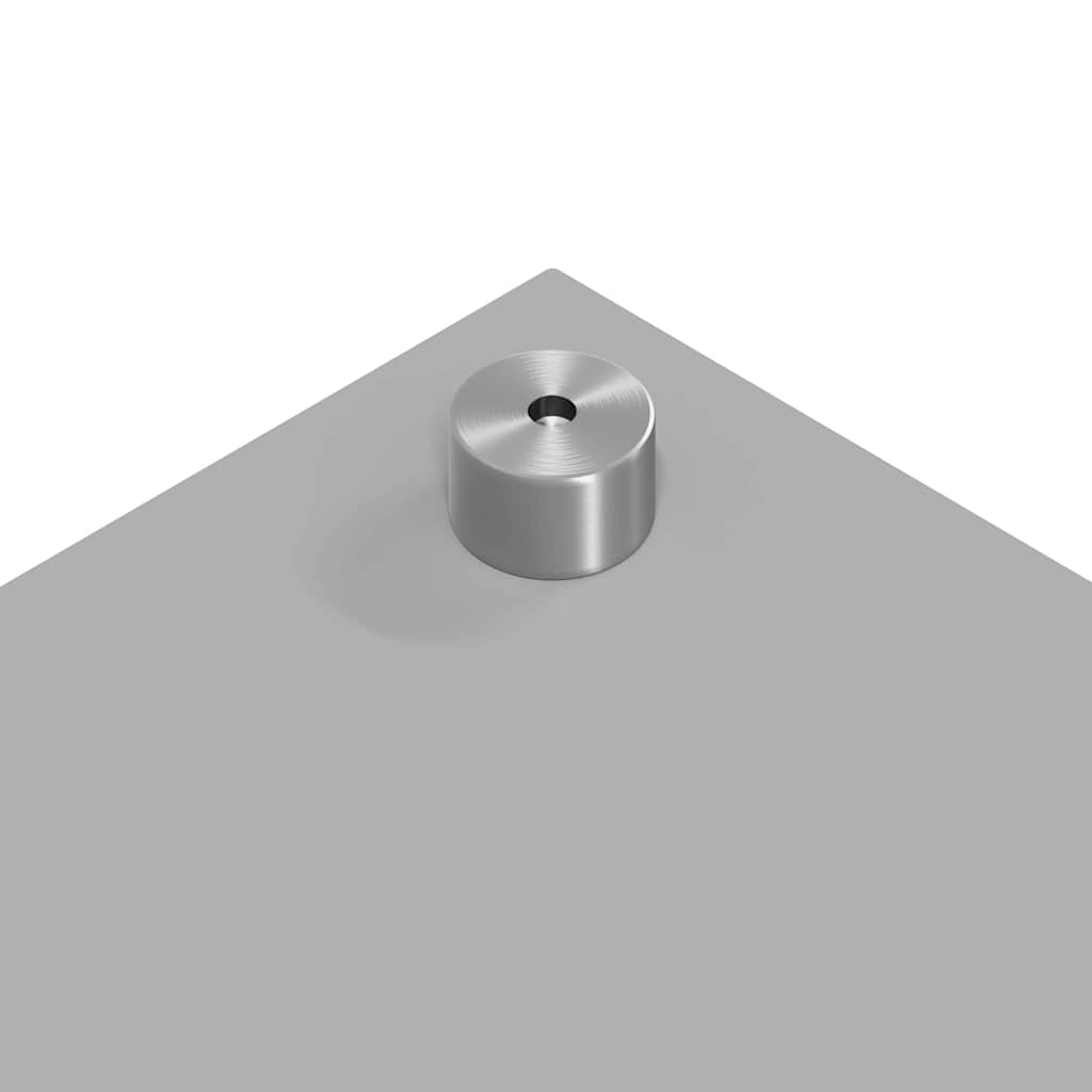 Keukenachterwand Lichtgrijs 110 x 50 cm gehard glas