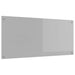 Keukenachterwand Lichtgrijs 110 x 50 cm gehard glas