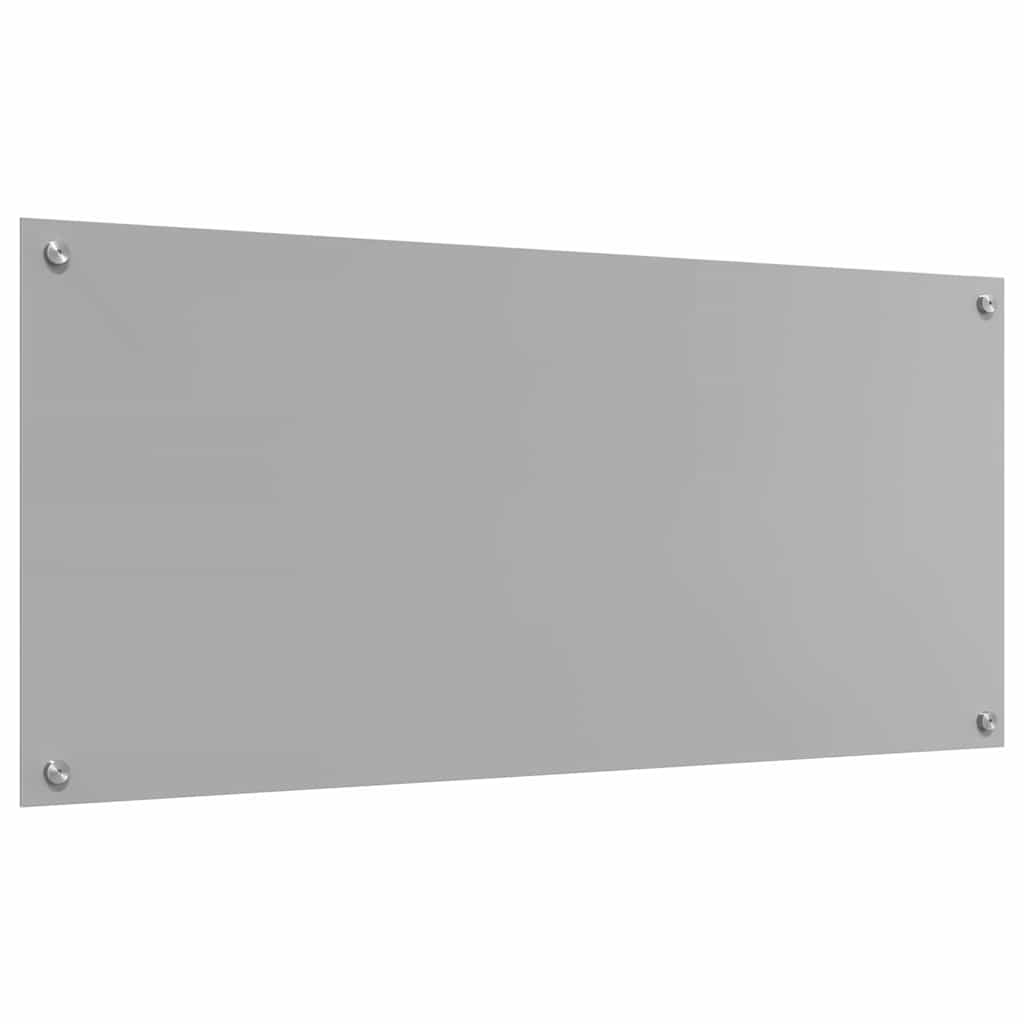 Keukenachterwand Lichtgrijs 110 x 50 cm gehard glas