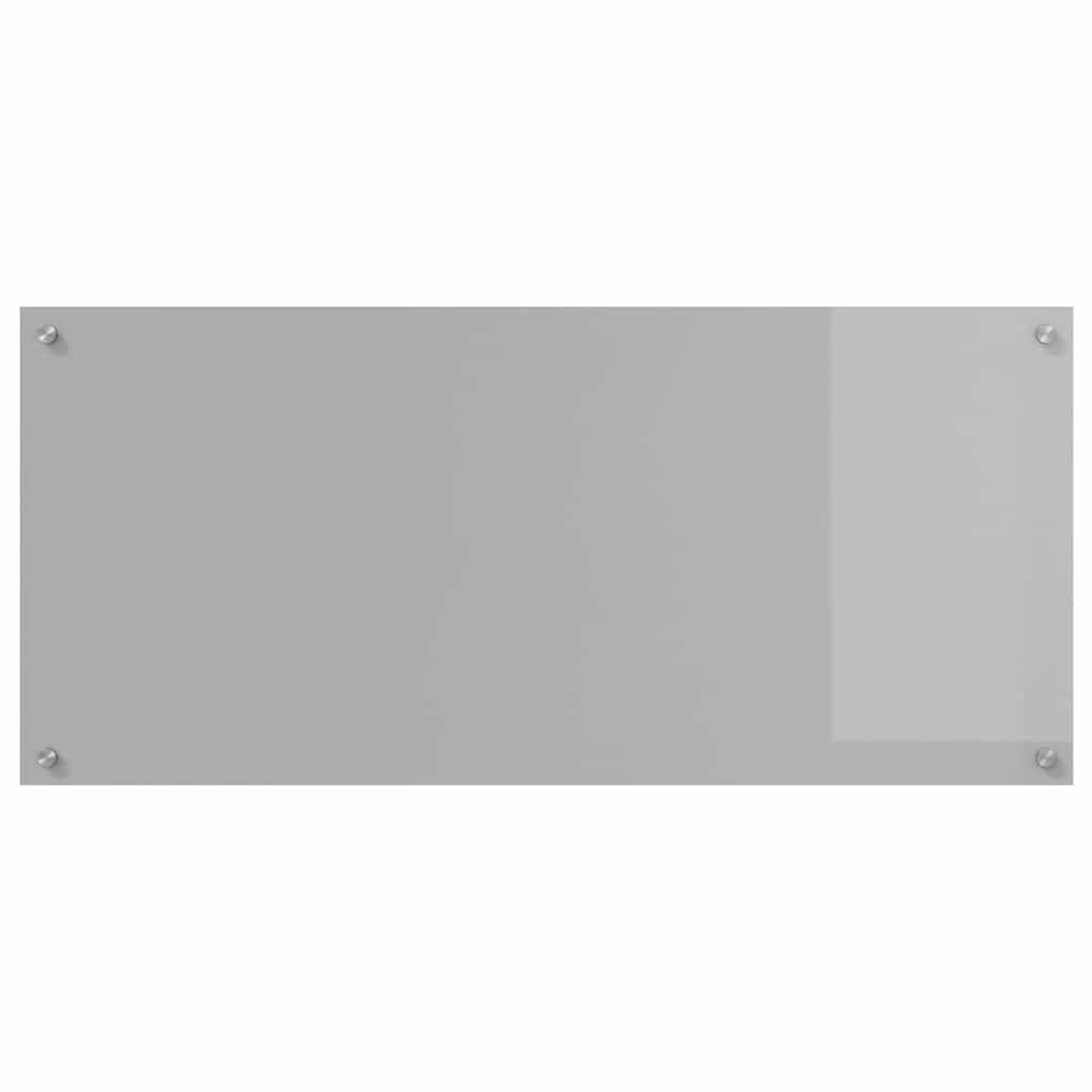 Keukenachterwand Lichtgrijs 110 x 50 cm gehard glas