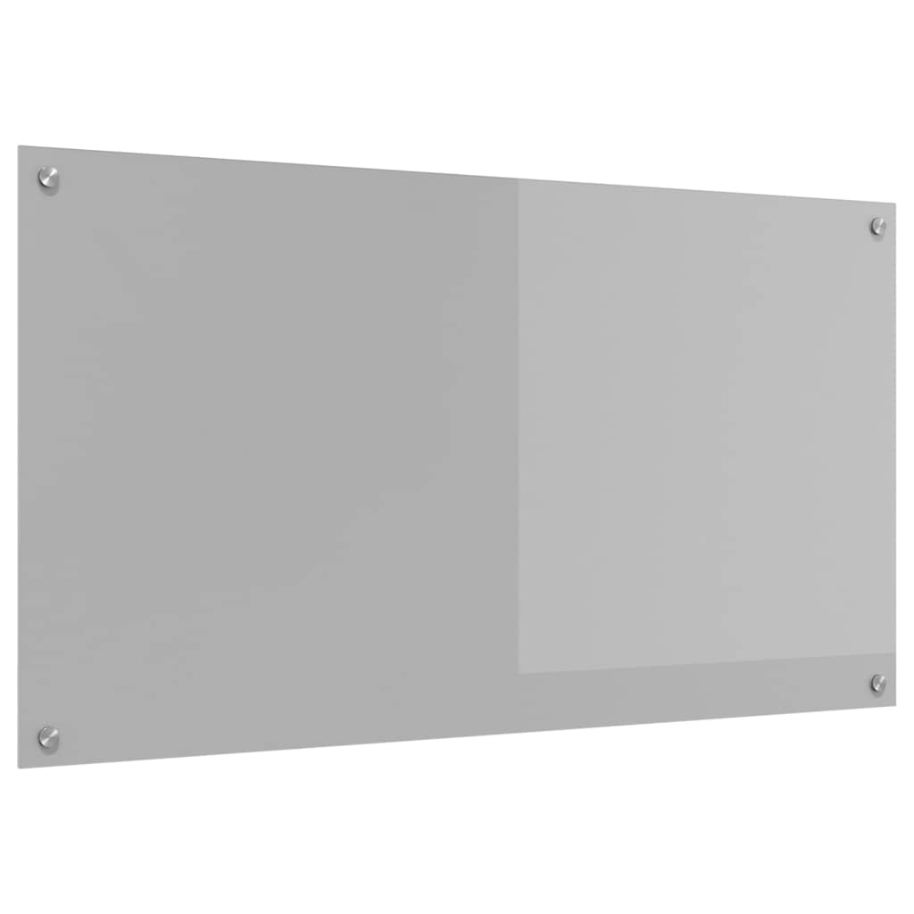 Keukenachterwand Lichtgrijs 110 x 60 cm gehard glas