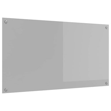 Keukenachterwand Lichtgrijs 110 x 60 cm gehard glas