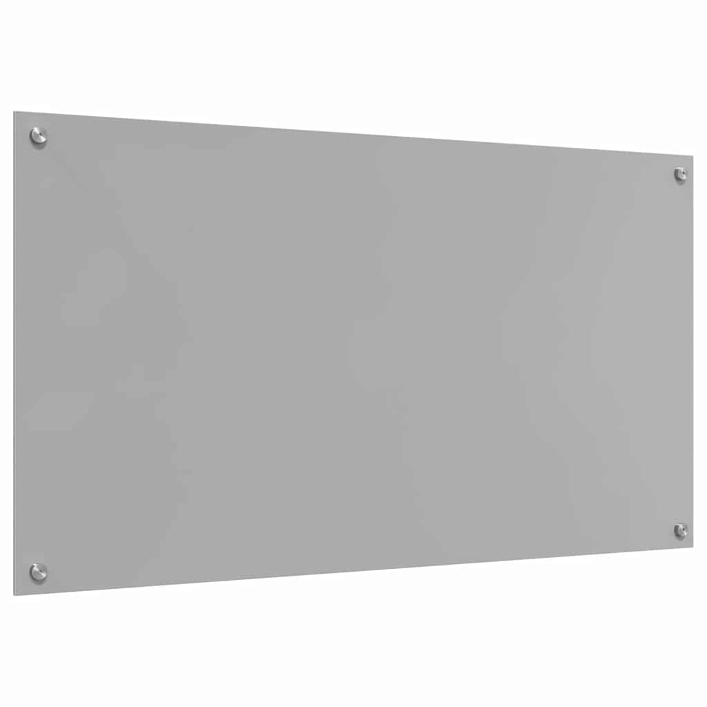 Keukenachterwand Lichtgrijs 110 x 60 cm gehard glas