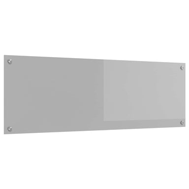 Keukenachterwand Lichtgrijs 120 x 40 cm gehard glas