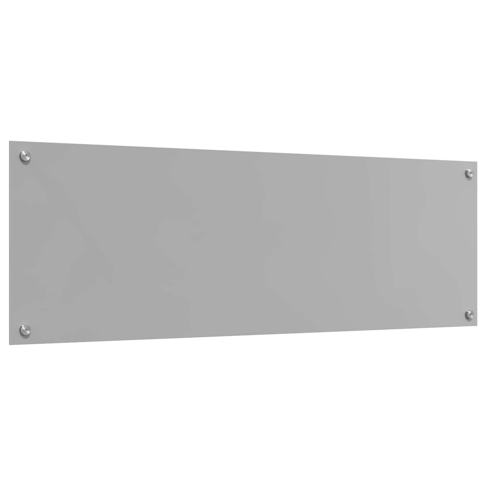 Keukenachterwand Lichtgrijs 120 x 40 cm gehard glas