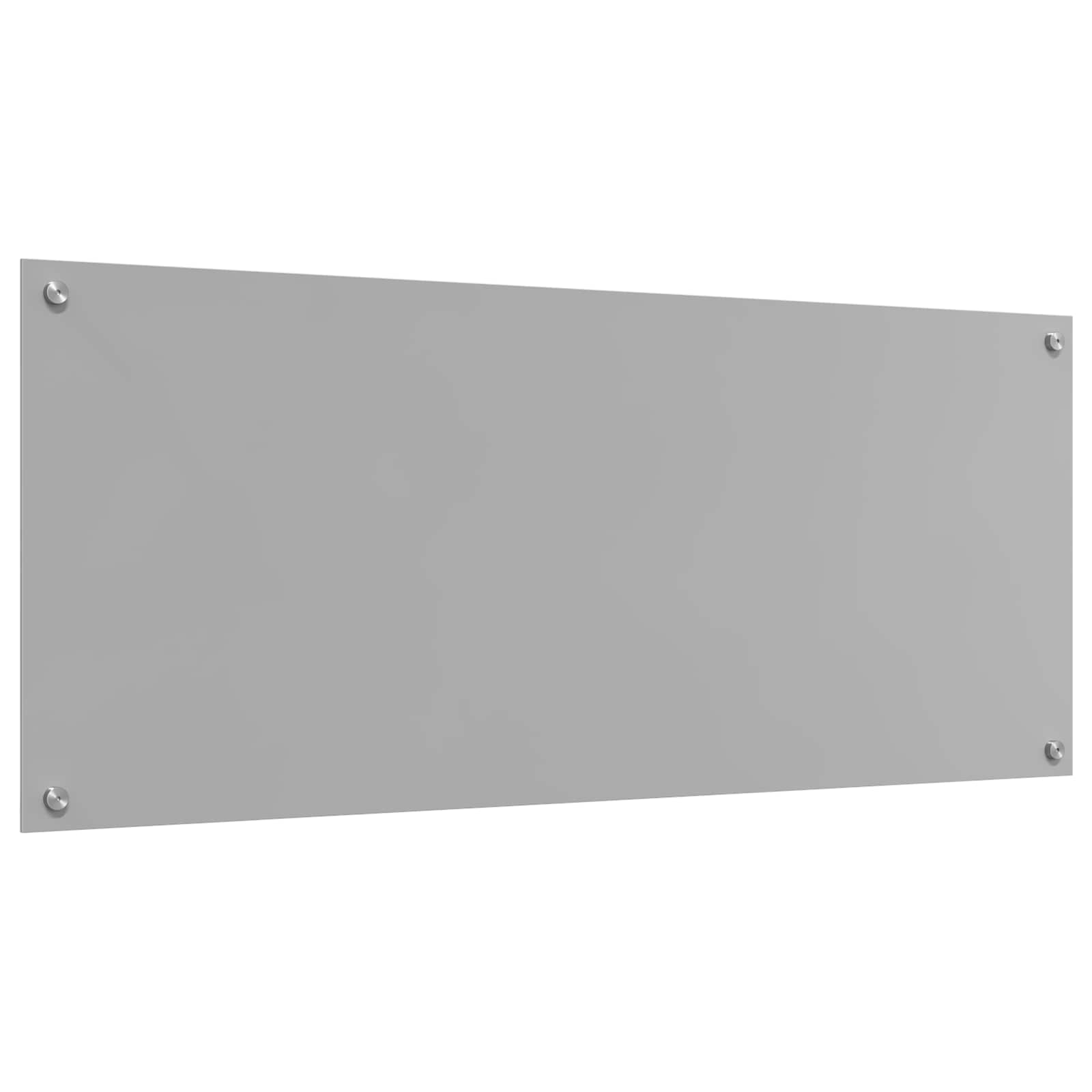 Keukenachterwand Lichtgrijs 120 x 50 cm gehard glas