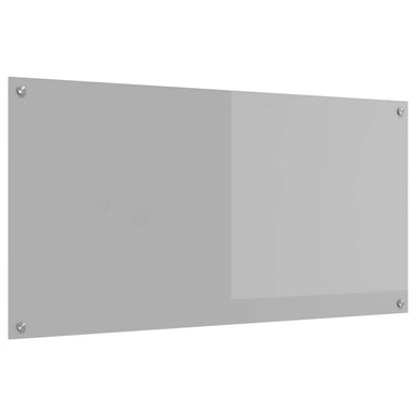 Keukenachterwand Lichtgrijs 120 x 60 cm gehard glas