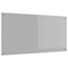 Keukenachterwand Lichtgrijs 120 x 60 cm gehard glas
