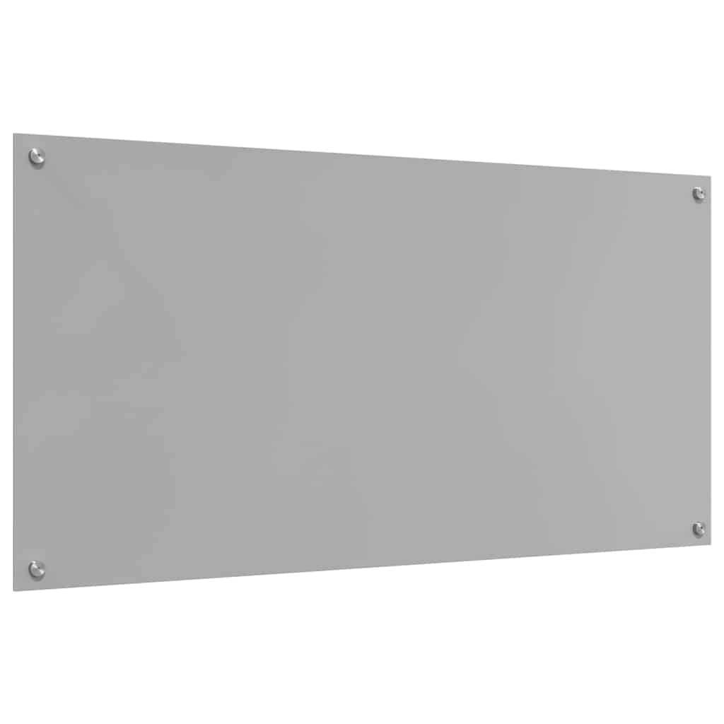 Keukenachterwand Lichtgrijs 120 x 60 cm gehard glas