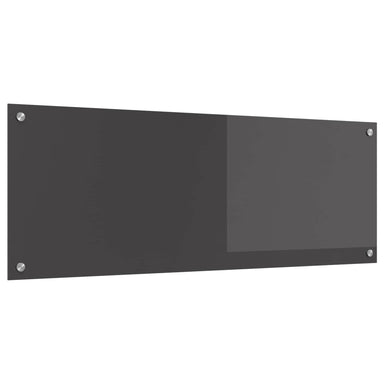 Keukenachterwand Donkergrijs 110 x 40 cm gehard glas