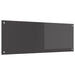 Keukenachterwand Donkergrijs 110 x 40 cm gehard glas