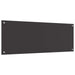 Keukenachterwand Donkergrijs 110 x 40 cm gehard glas