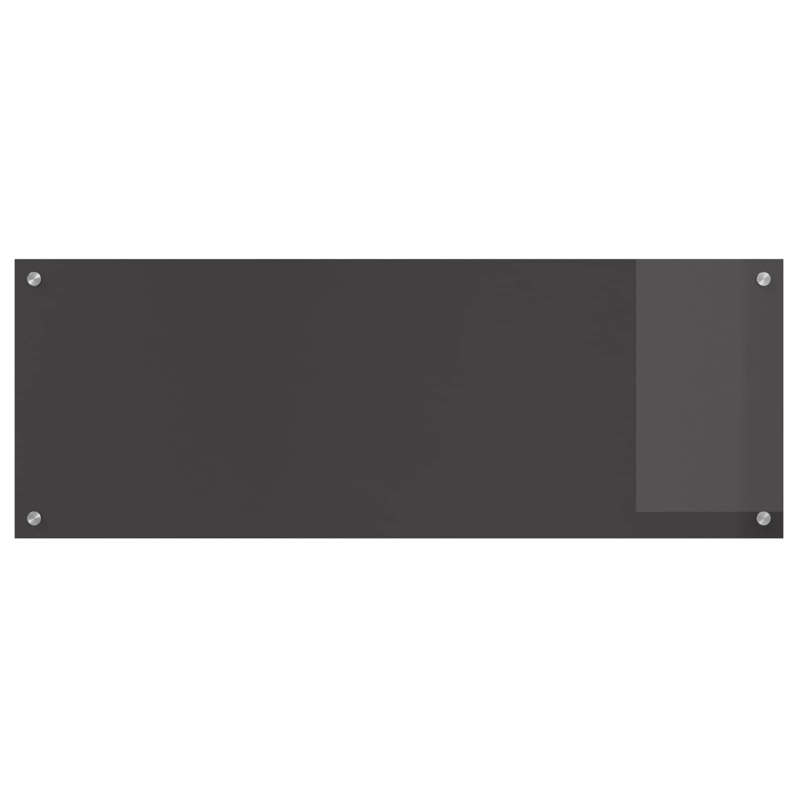 Keukenachterwand Donkergrijs 110 x 40 cm gehard glas