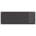 Keukenachterwand Donkergrijs 110 x 40 cm gehard glas